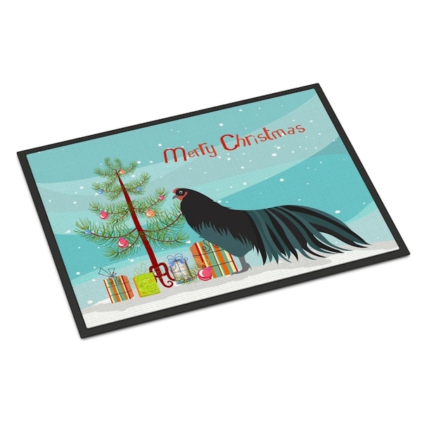 Carolines Treasures Sumatra Chicken Christmas Indoor or Outdoor Mat - 18 x 27 in. BB9200MAT - main